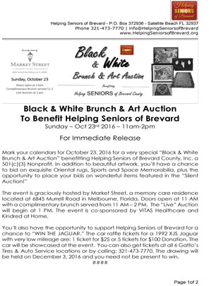Black & White Auction Press Release