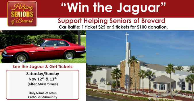 Win the Jaguar - Holy Name of Jesus Catholic Church Car Appearance