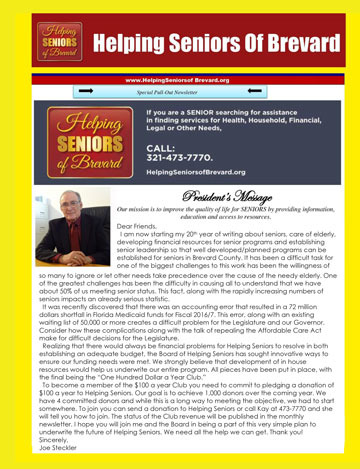 Helping Seniors Newsletter