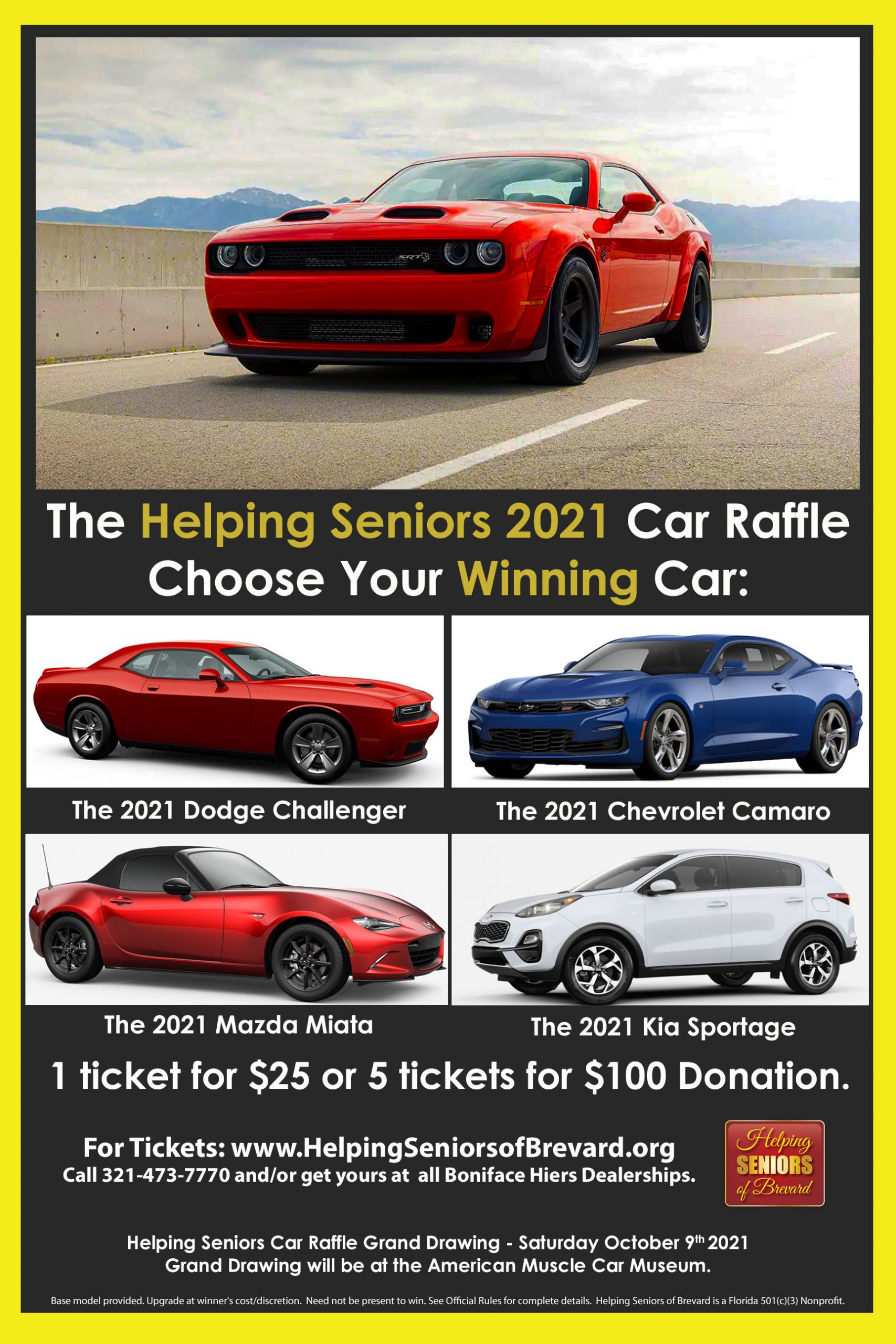 Helping Seniors Car Raffle 2021 | Helping Seniors