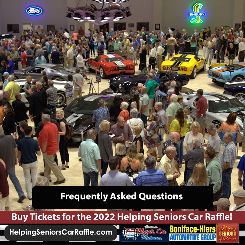 Helping Seniors Car Raffle Frequently Asked Questions