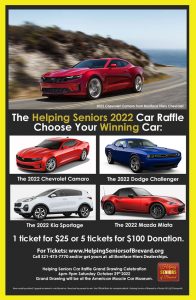 Helping Seniors 2022 Car Raffle Camaro