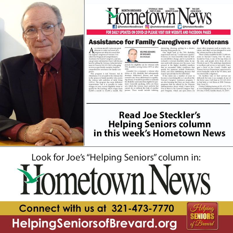Helping Seniors of Brevard in Hometown News