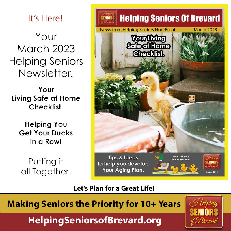 Helping Seniors March 2023 Newsletter