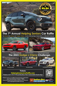 2023 Helping Seniors Car Raffle Mazda Poster