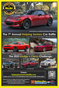 2023 Helping Seniors Car Raffle Mazda Poster
