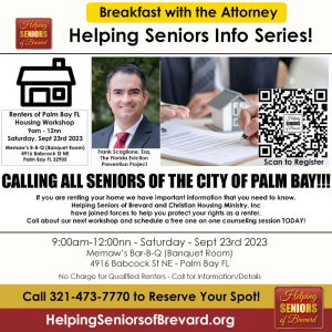 Helping Seniors Renters of Palm Bay Workshop