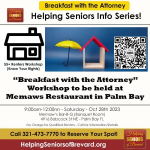 Palm Bay 55+ Renters Workshop