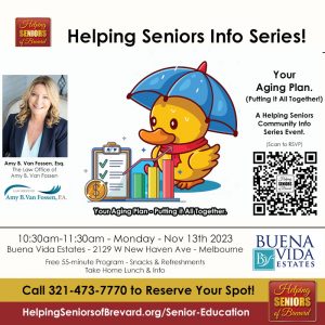 Your Aging Plan - Putting it All Together