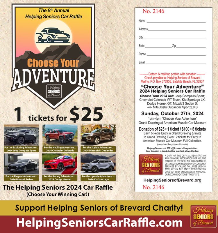 Individual Ticket for the 2024 Helping Seniors Car Raffle