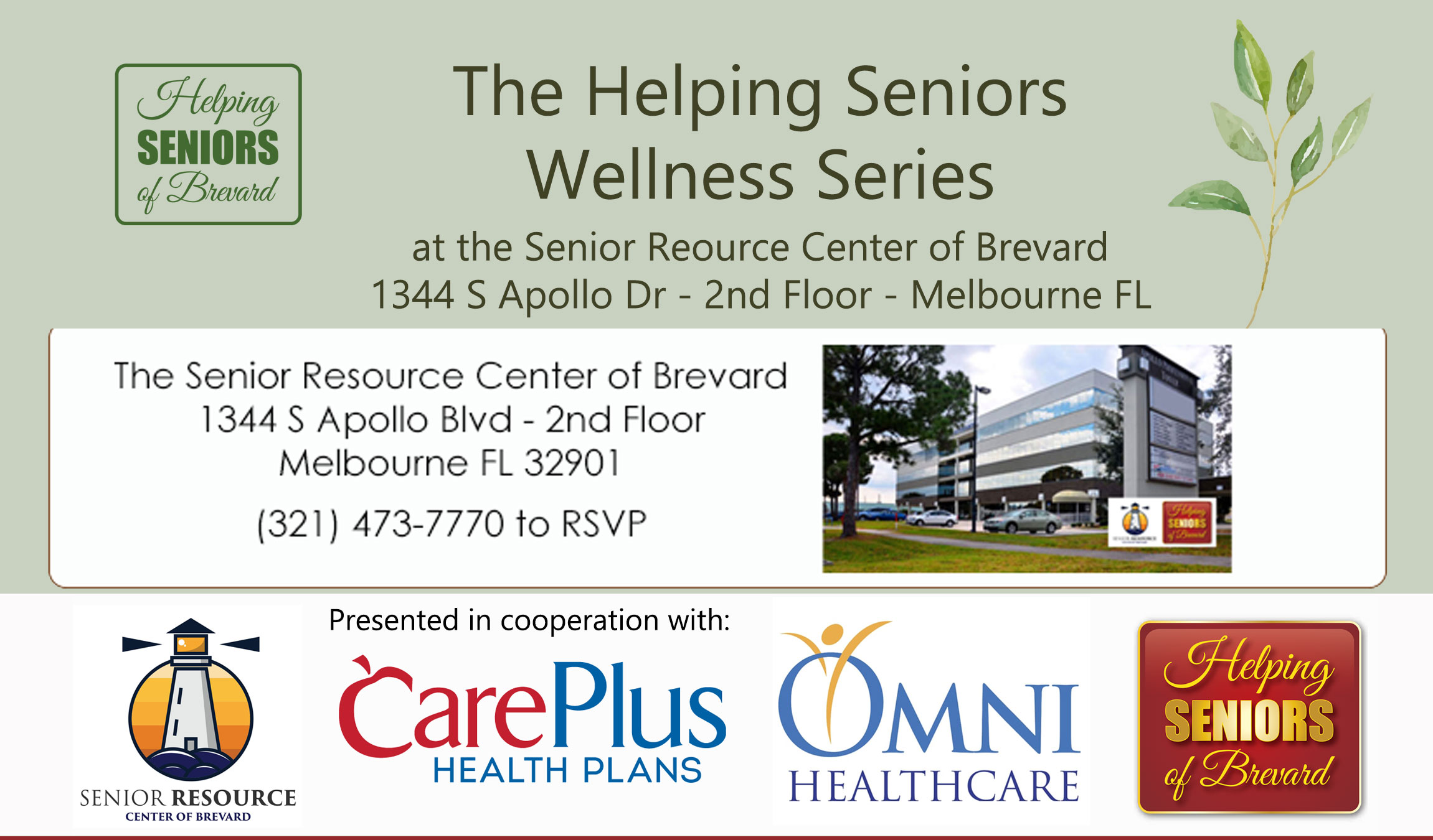 The Helping Seniors Wellness Series