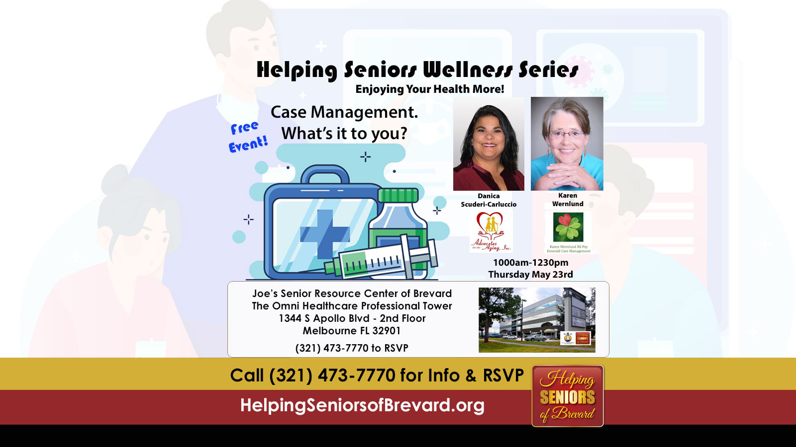 Helping Seniors Wellness Series - Case Management