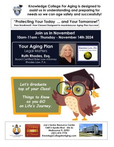 Knowledge College for Aging - Legal Matters