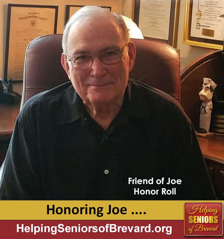 Friend of Joe Honor Roll