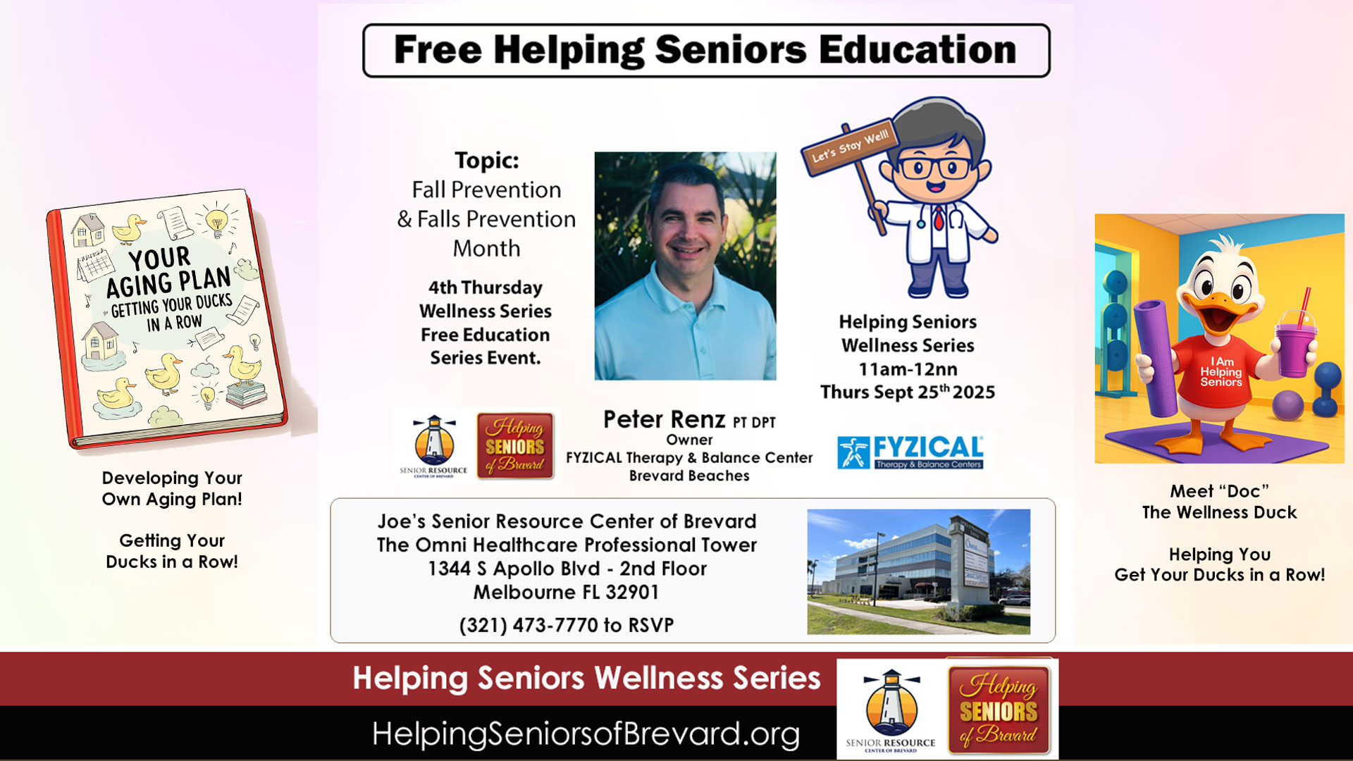 September 2025 – Senior Wellness: Falls & Fall Prevention