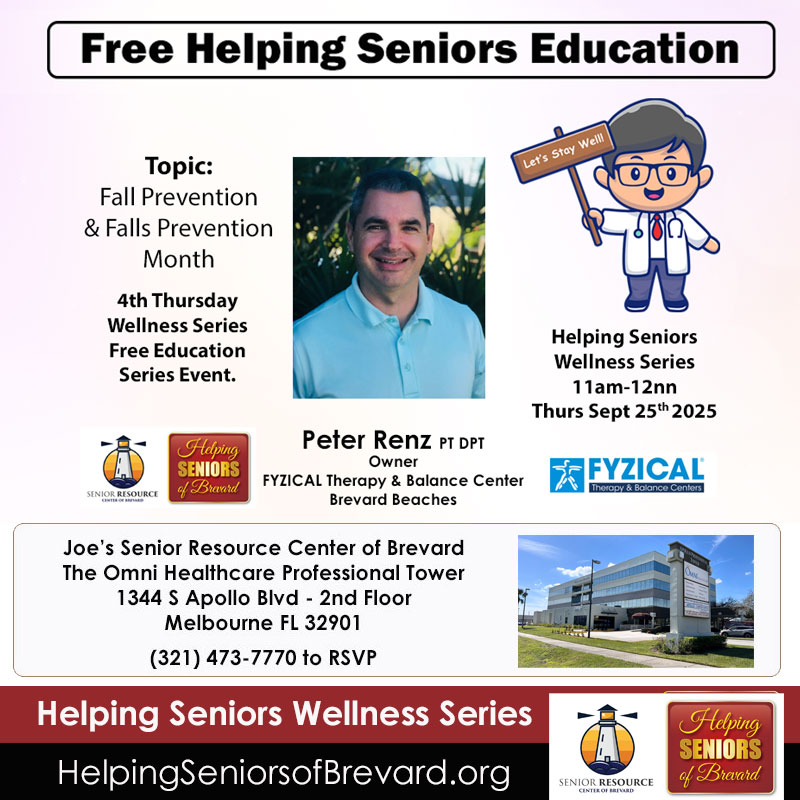September 2025 – Senior Wellness: Falls & Fall Prevention