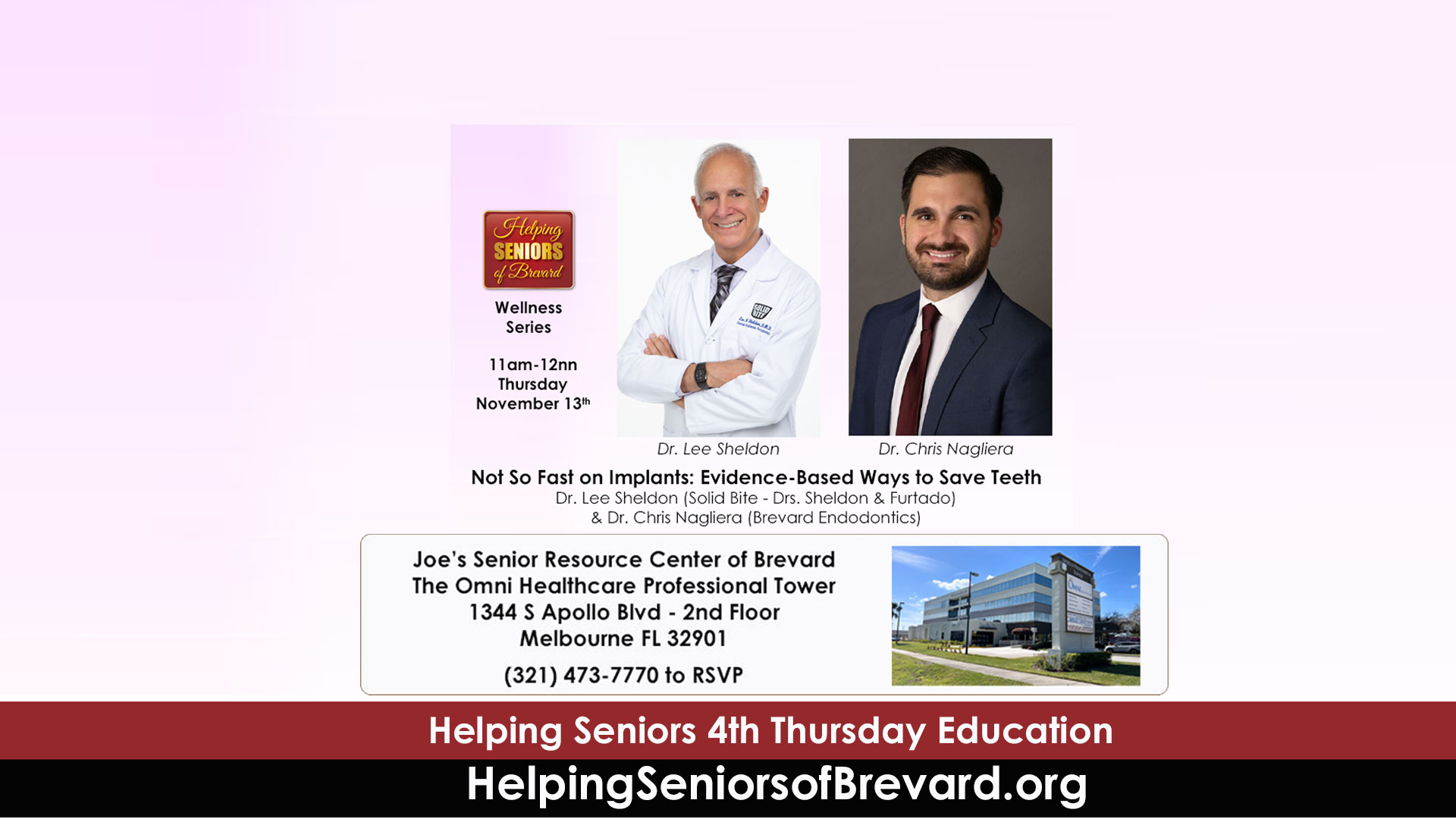 Helping Seniors Wellness Series