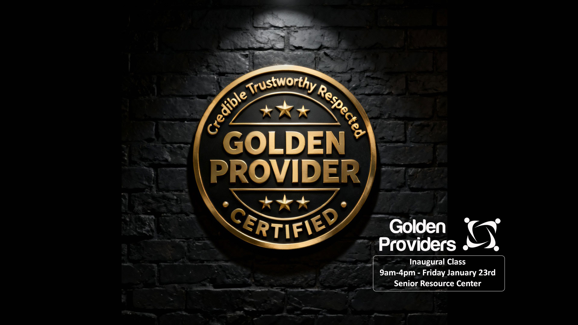 Golden Providers Certified