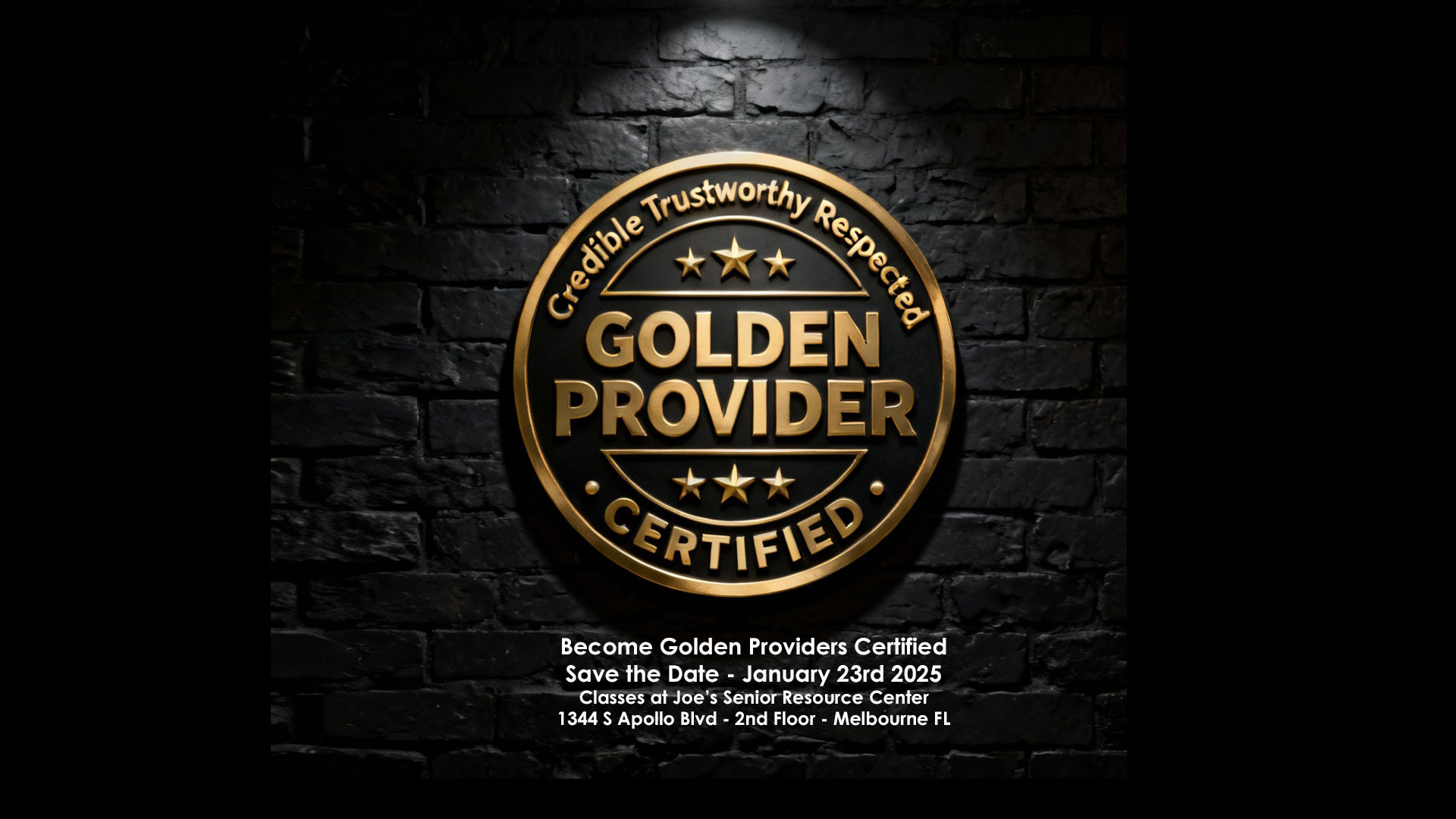 Golden Providers Certified