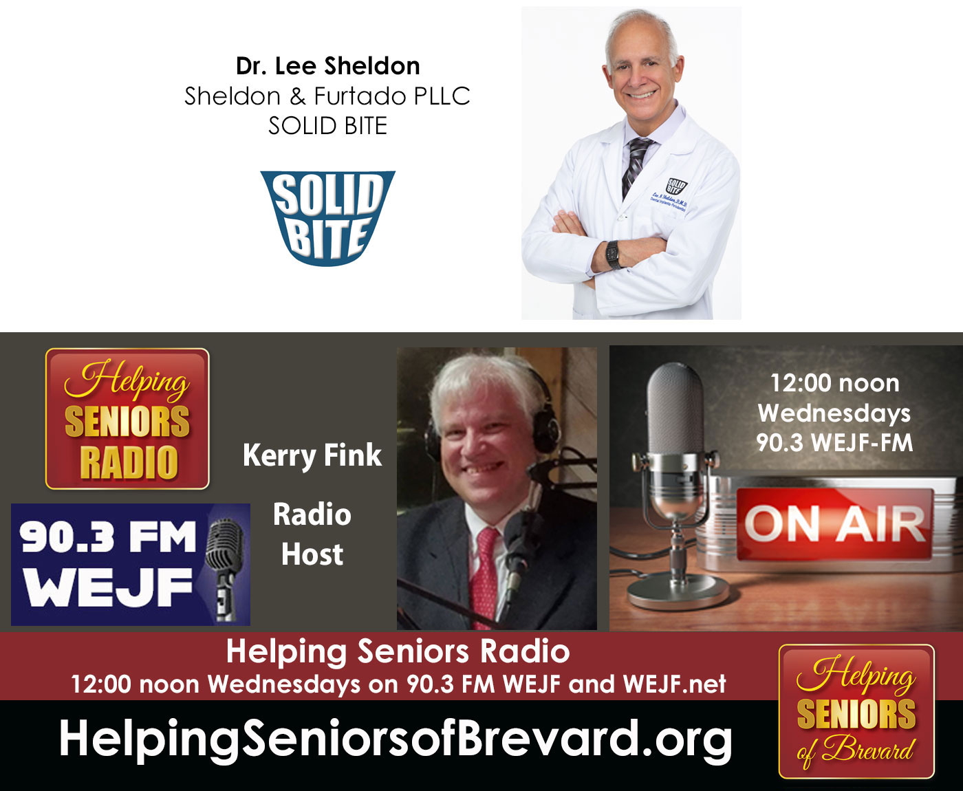 Dr. Lee Sheldon, Periodontist, guests on Helping Seniors Radio.