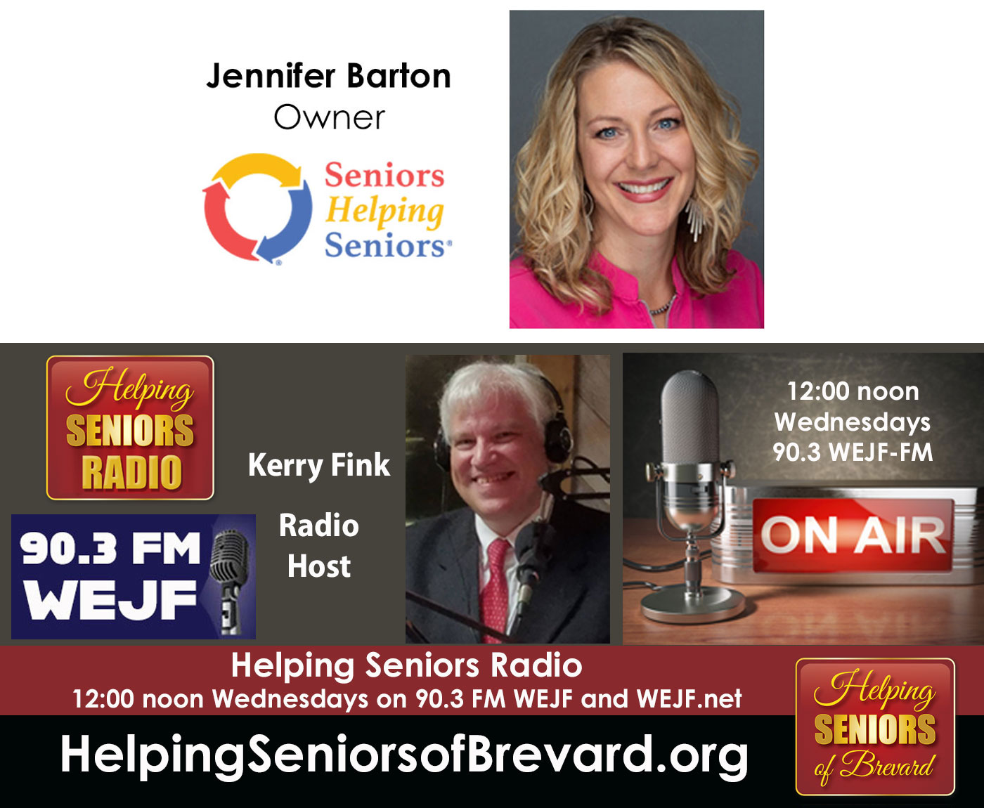 Jennifer Barton, Seniors Helping Seniors, guests on Helping Seniors Radio.