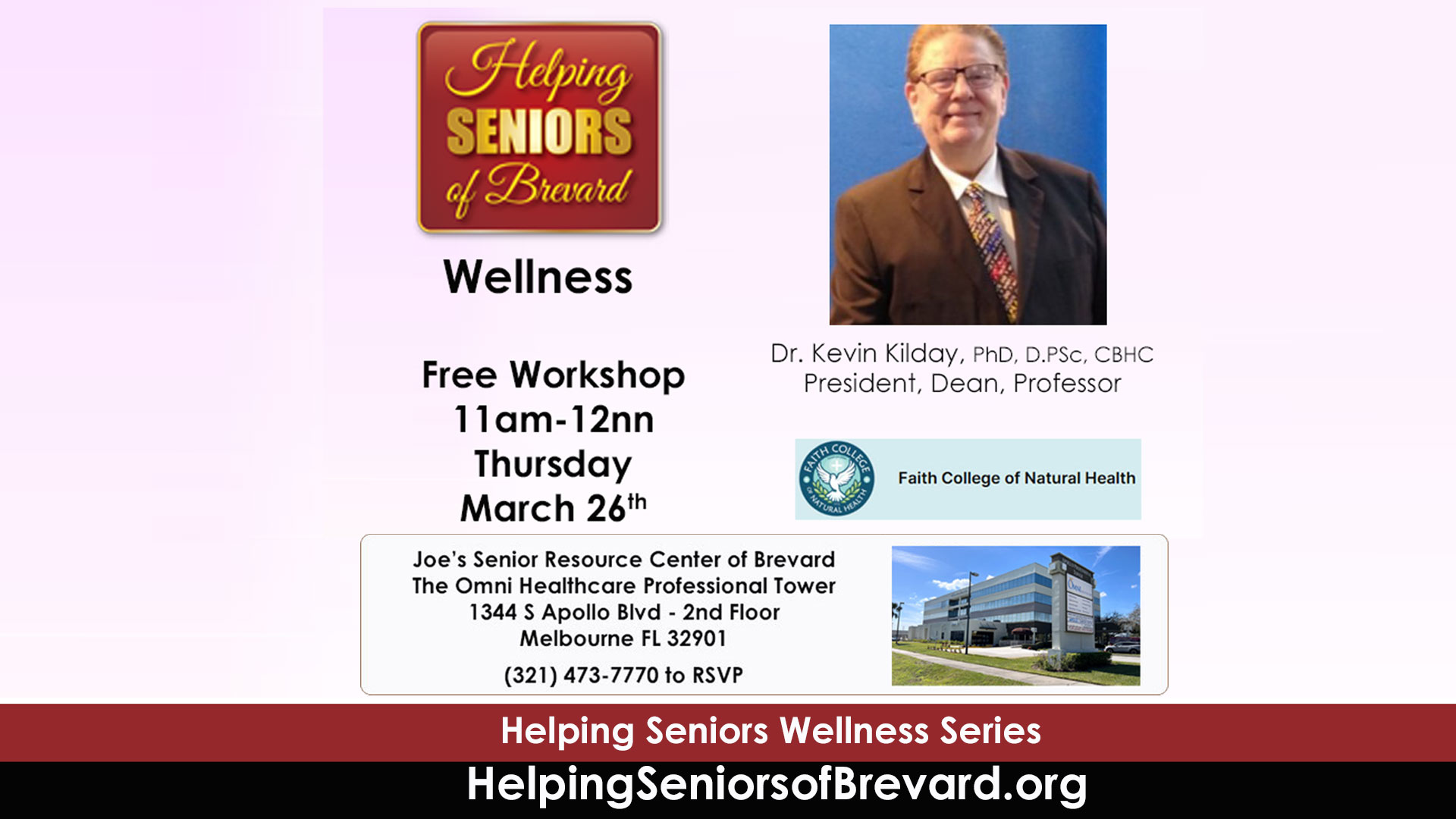 Helping Seniors Wellness Series