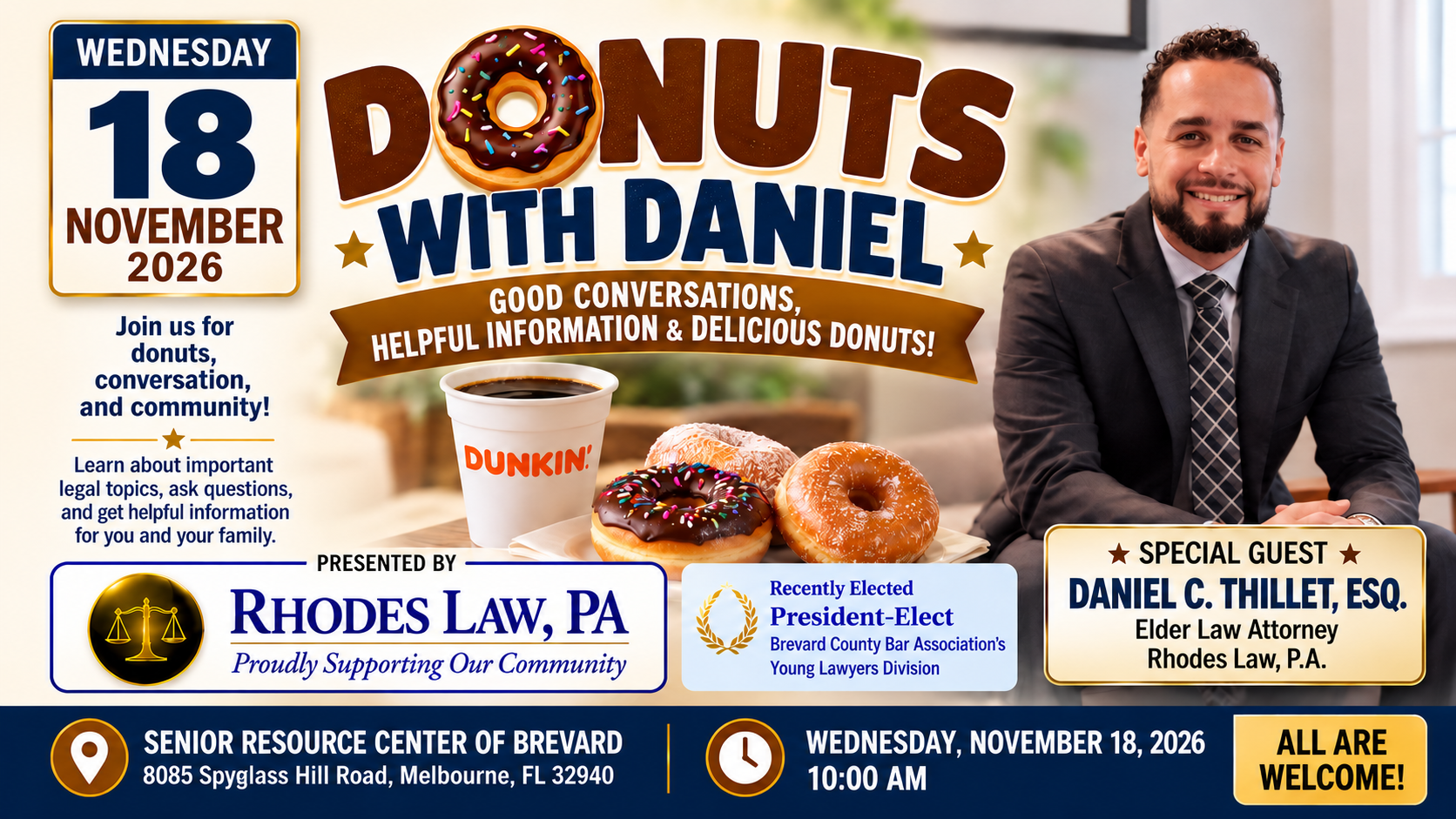 Donuts with Daniel